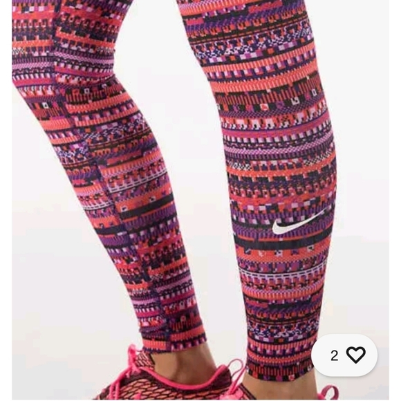 Nike WOMEN'S Pro Hyperwarm 8 Bit Printed Training Tights Women's Small - Picture 3 of 11